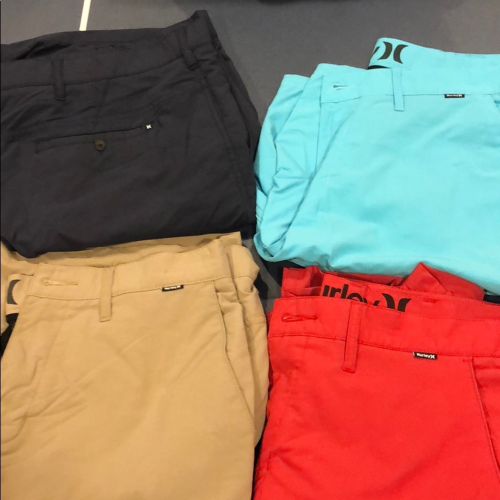 4 pairs of Nike Hurley shorts